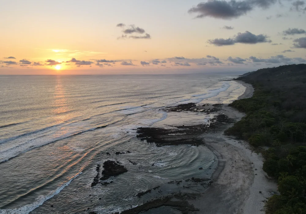 Sunset over the Santa Teresa coast. Photo: Joshua ten Brink / WildPhotography.com
